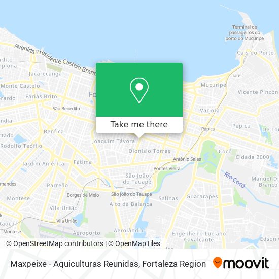 Maxpeixe - Aquiculturas Reunidas map