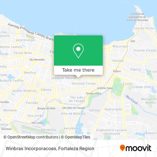 Winbras Incorporacoes map