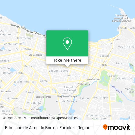 Edmilson de Almeida Barros map
