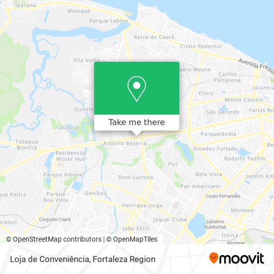 Mapa Loja de Conveniência