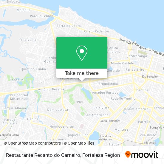 Restaurante Recanto do Carneiro map