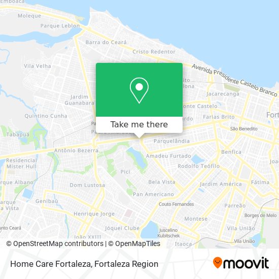 Home Care Fortaleza map