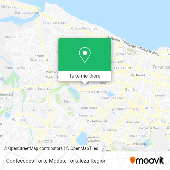 Confeccoes Forte Modas map