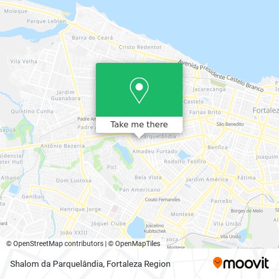 Mapa Shalom da Parquelândia