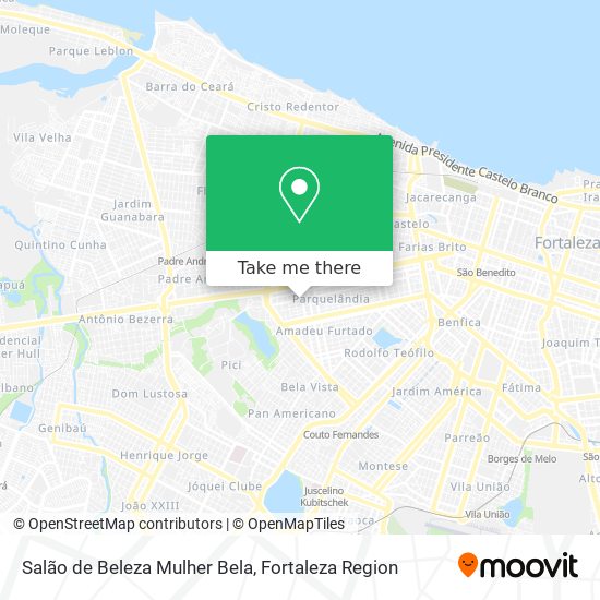 Salão de Beleza Mulher Bela map