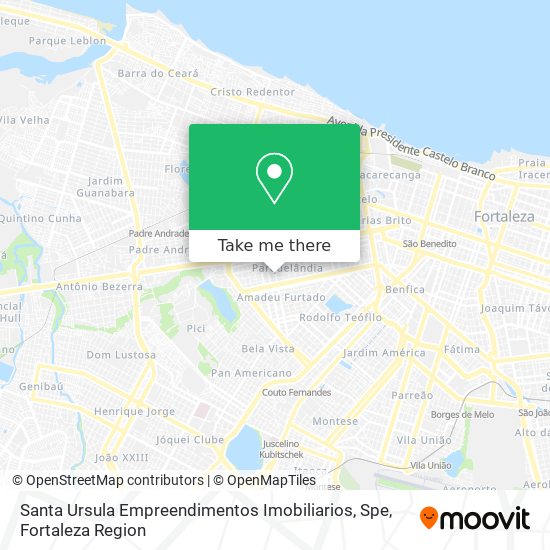 Santa Ursula Empreendimentos Imobiliarios, Spe map