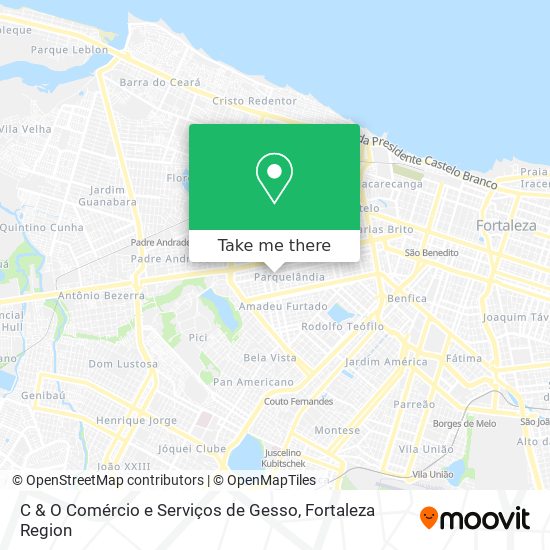C & O Comércio e Serviços de Gesso map