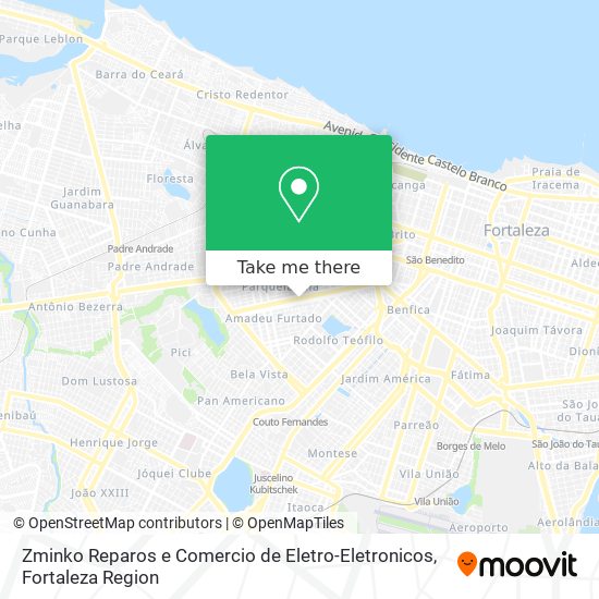 Zminko Reparos e Comercio de Eletro-Eletronicos map