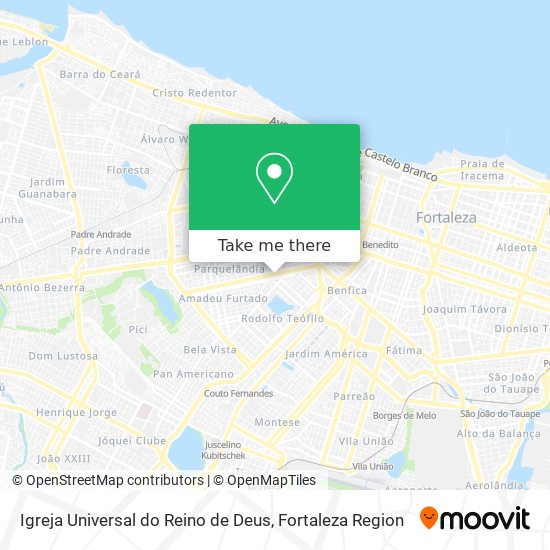 Igreja Universal do Reino de Deus map