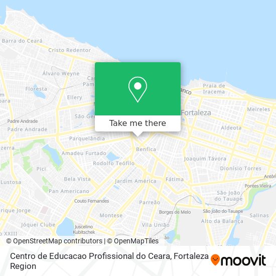 Centro de Educacao Profissional do Ceara map