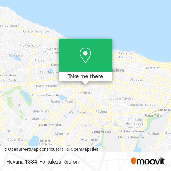 Havana 1884 map