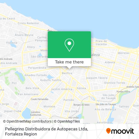 Pellegrino Distribuidora de Autopecas Ltda map