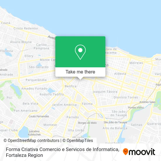 Forma Criativa Comercio e Servicos de Informatica map