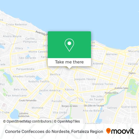 Conorte Confeccoes do Nordeste map