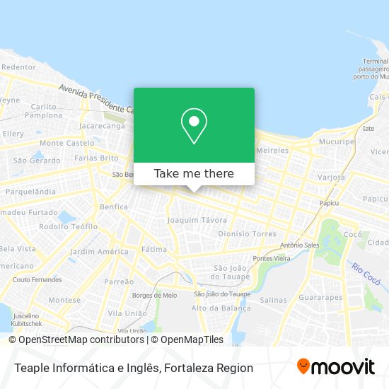 Teaple Informática e Inglês map