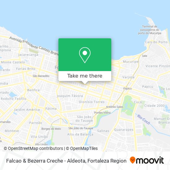 Mapa Falcao & Bezerra Creche - Aldeota