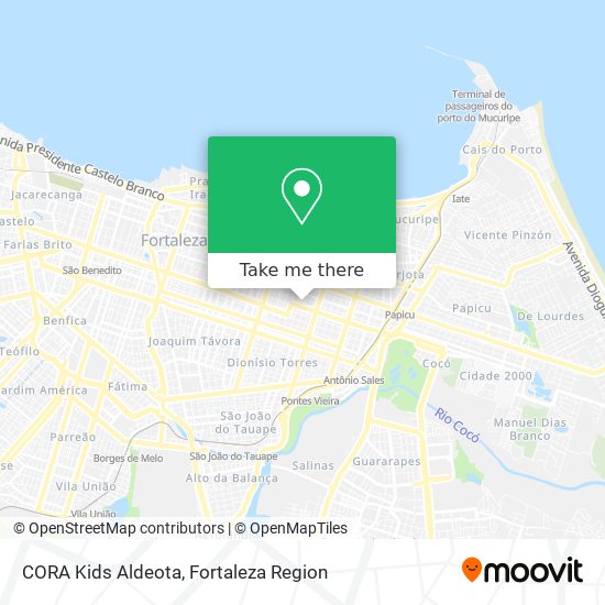 CORA Kids Aldeota map