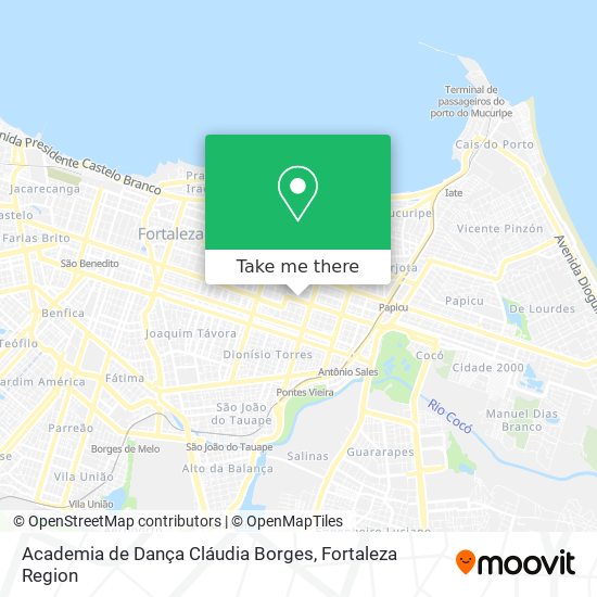 Academia de Dança Cláudia Borges map