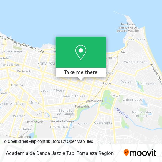 Academia de Danca Jazz e Tap map