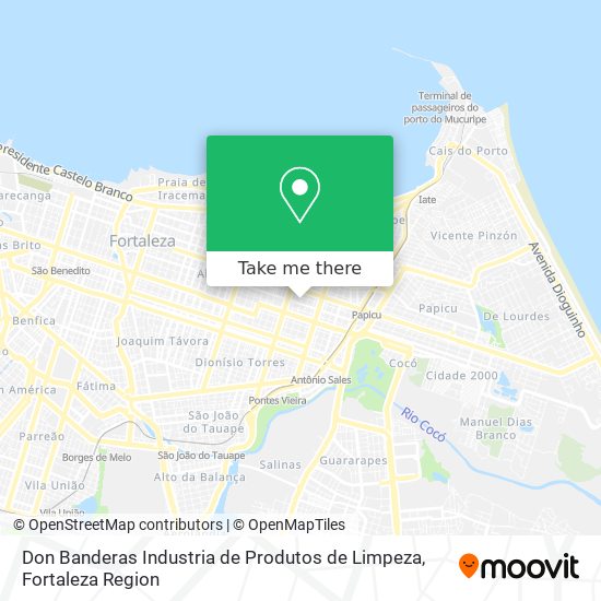 Don Banderas Industria de Produtos de Limpeza map