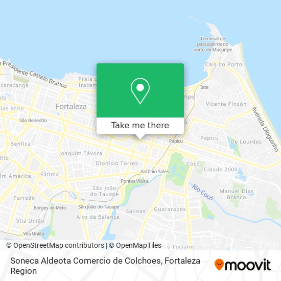 Soneca Aldeota Comercio de Colchoes map