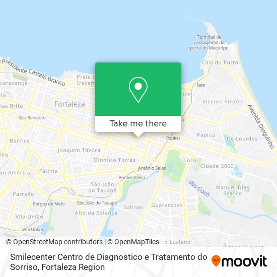 Smilecenter Centro de Diagnostico e Tratamento do Sorriso map