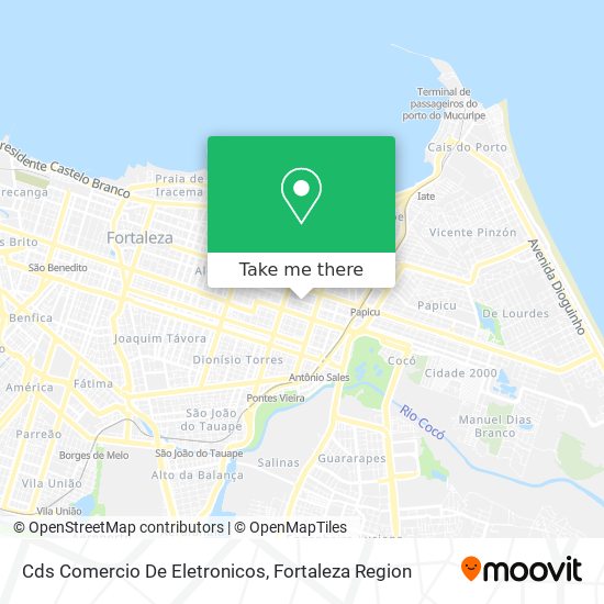 Cds Comercio De Eletronicos map