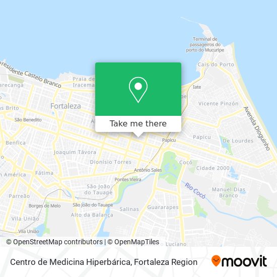 Centro de Medicina Hiperbárica map