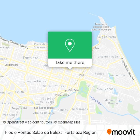 Fios e Pontas Salão de Beleza map