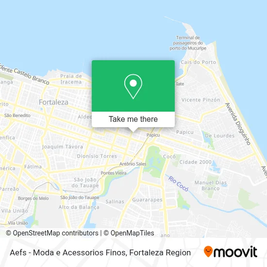 Aefs - Moda e Acessorios Finos map