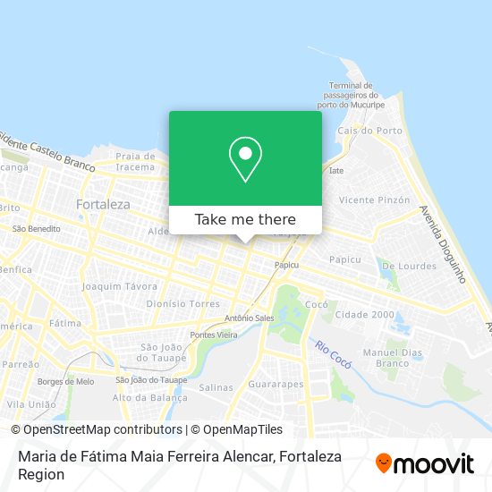 Maria de Fátima Maia Ferreira Alencar map
