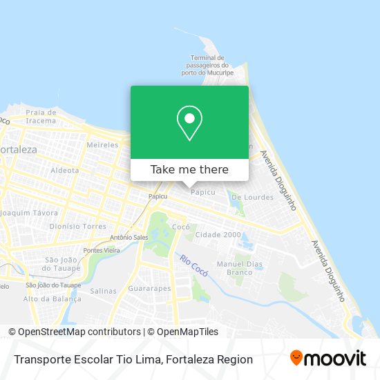 Mapa Transporte Escolar Tio Lima