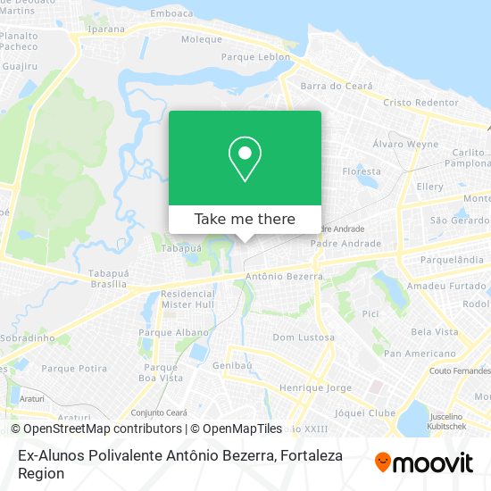 Ex-Alunos Polivalente Antônio Bezerra map