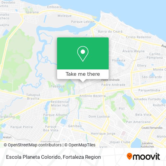 Escola Planeta Colorido map