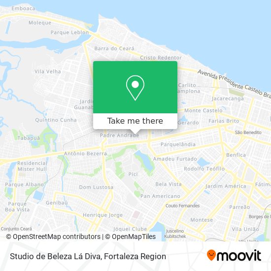 Studio de Beleza Lá Diva map