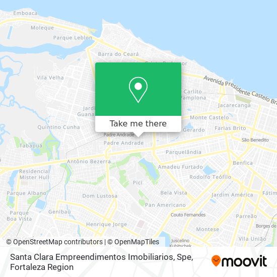 Santa Clara Empreendimentos Imobiliarios, Spe map