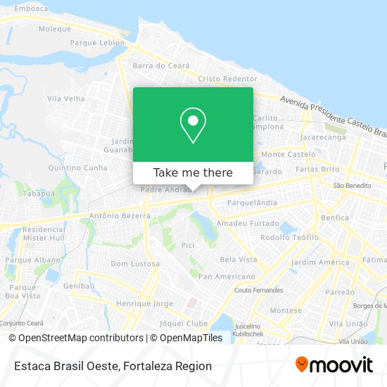 Estaca Brasil Oeste map