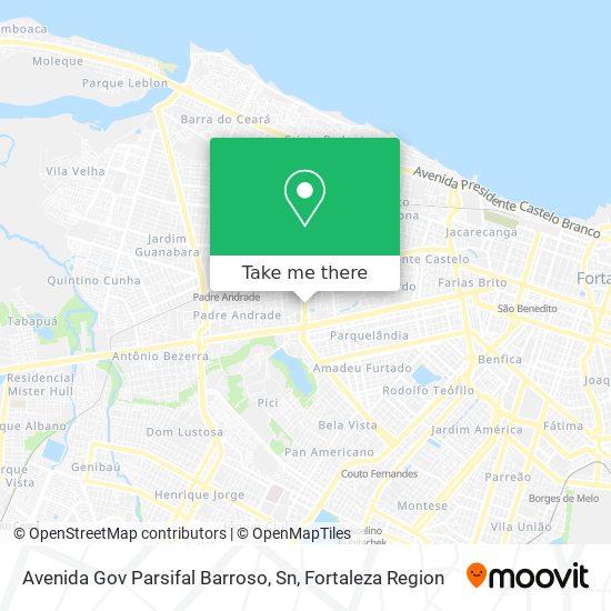 Avenida Gov Parsifal Barroso, Sn map