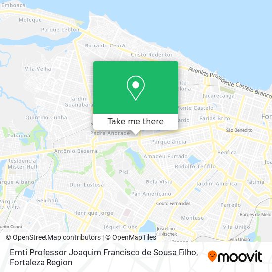 Emti Professor Joaquim Francisco de Sousa Filho map