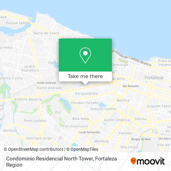 Condominio Residencial North Tower map