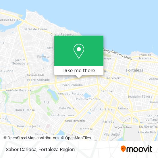 Sabor Carioca map