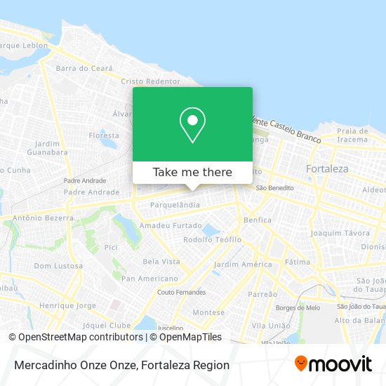 Mercadinho Onze Onze map