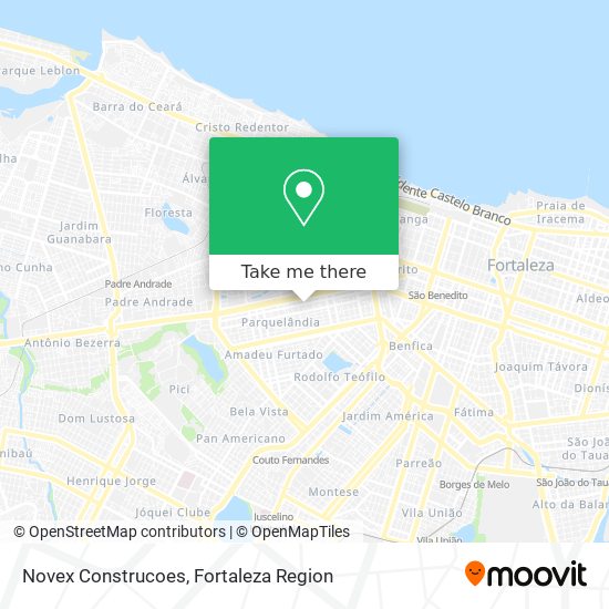 Mapa Novex Construcoes