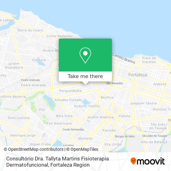 Consultório Dra. Tallyta Martins Fisioterapia Dermatofuncional map