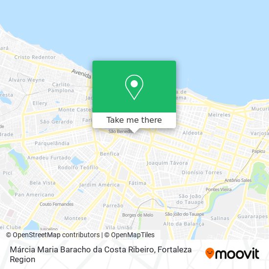 Márcia Maria Baracho da Costa Ribeiro map