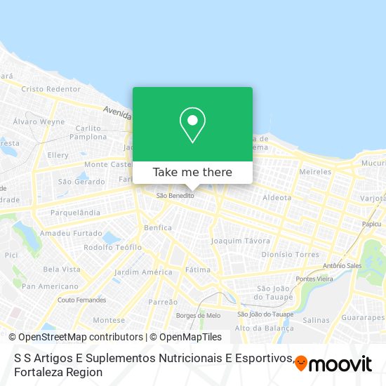 S S Artigos E Suplementos Nutricionais E Esportivos map