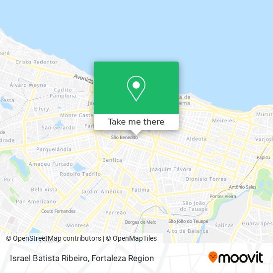 Israel Batista Ribeiro map