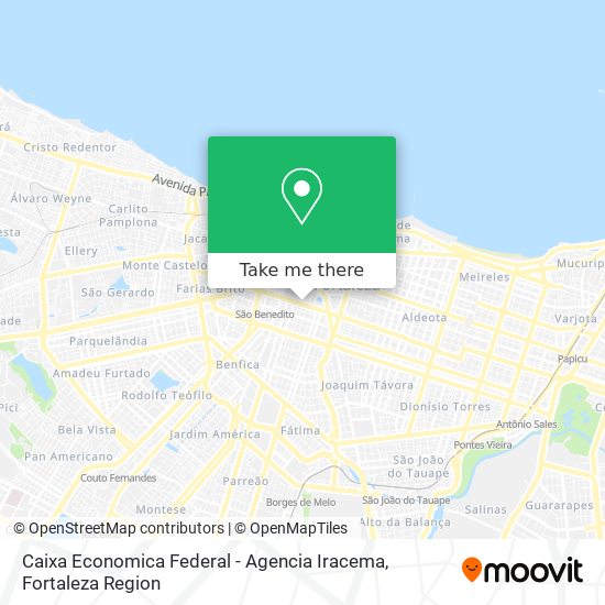 Caixa Economica Federal - Agencia Iracema map