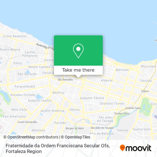 Fraternidade da Ordem Franciscana Secular Ofs map