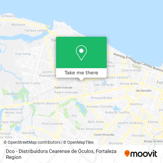 Dco - Distribuidora Cearense de Óculos map